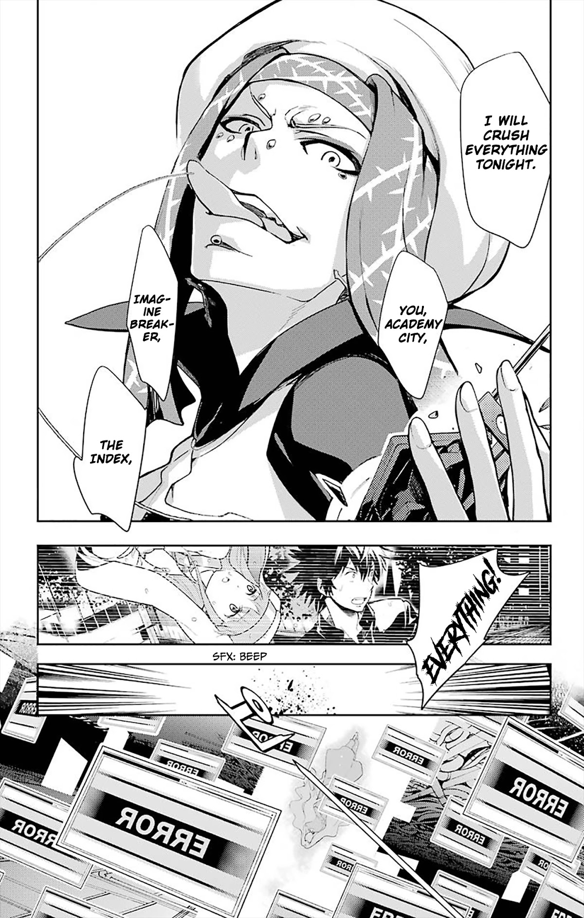 To Aru Majutsu no Kinsho Mokuroku Chapter 104 page 12 - Chapter 104: Intruder 1