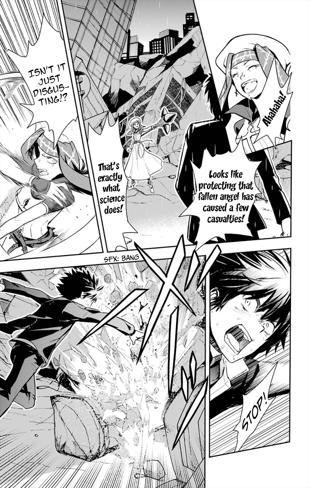 To Aru Majutsu no Kinsho Mokuroku Chapter 112 page 22 - Chapter 112: Fallen Angel: Fuse•KAZAKIRI