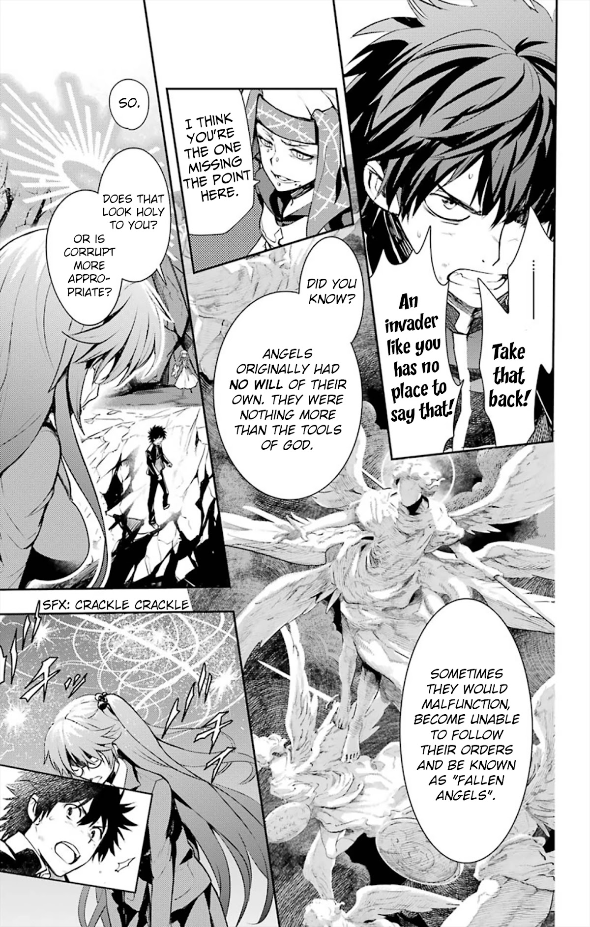 To Aru Majutsu no Kinsho Mokuroku Chapter 112 page 4 - Chapter 112: Fallen Angel: Fuse•KAZAKIRI