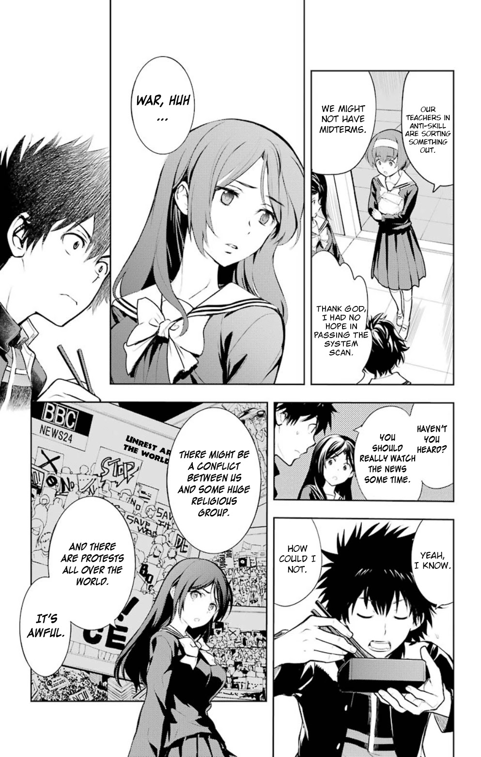 To Aru Majutsu no Kinsho Mokuroku Chapter 116 page 18 - Chapter 116: Before the Outbreak of War