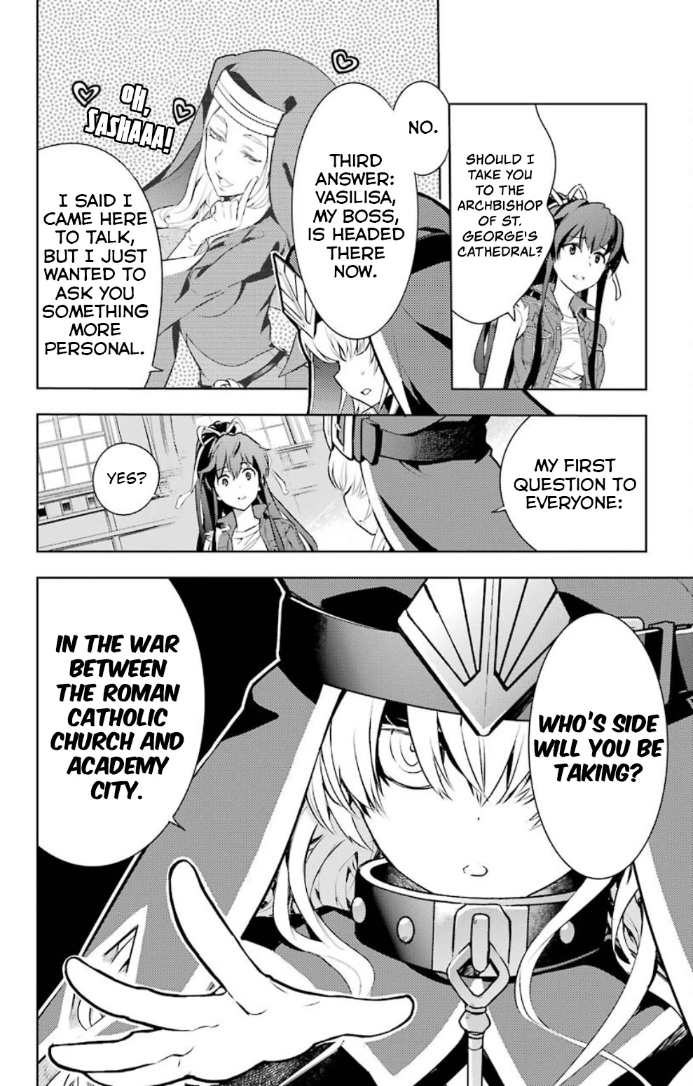 To Aru Majutsu no Kinsho Mokuroku Chapter 119 page 21 - Chapter 119: The Anglican Church's Womens Dorm