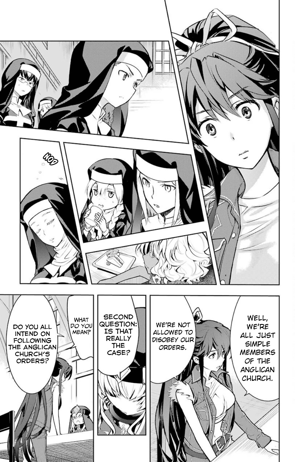To Aru Majutsu no Kinsho Mokuroku Chapter 119 page 22 - Chapter 119: The Anglican Church's Womens Dorm