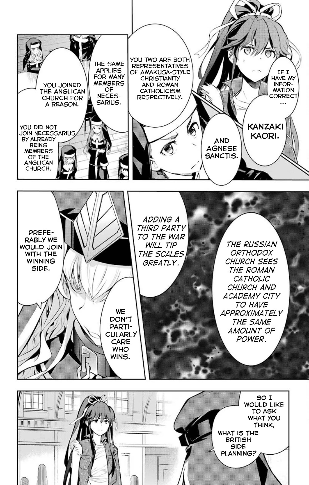 To Aru Majutsu no Kinsho Mokuroku Chapter 119 page 23 - Chapter 119: The Anglican Church's Womens Dorm