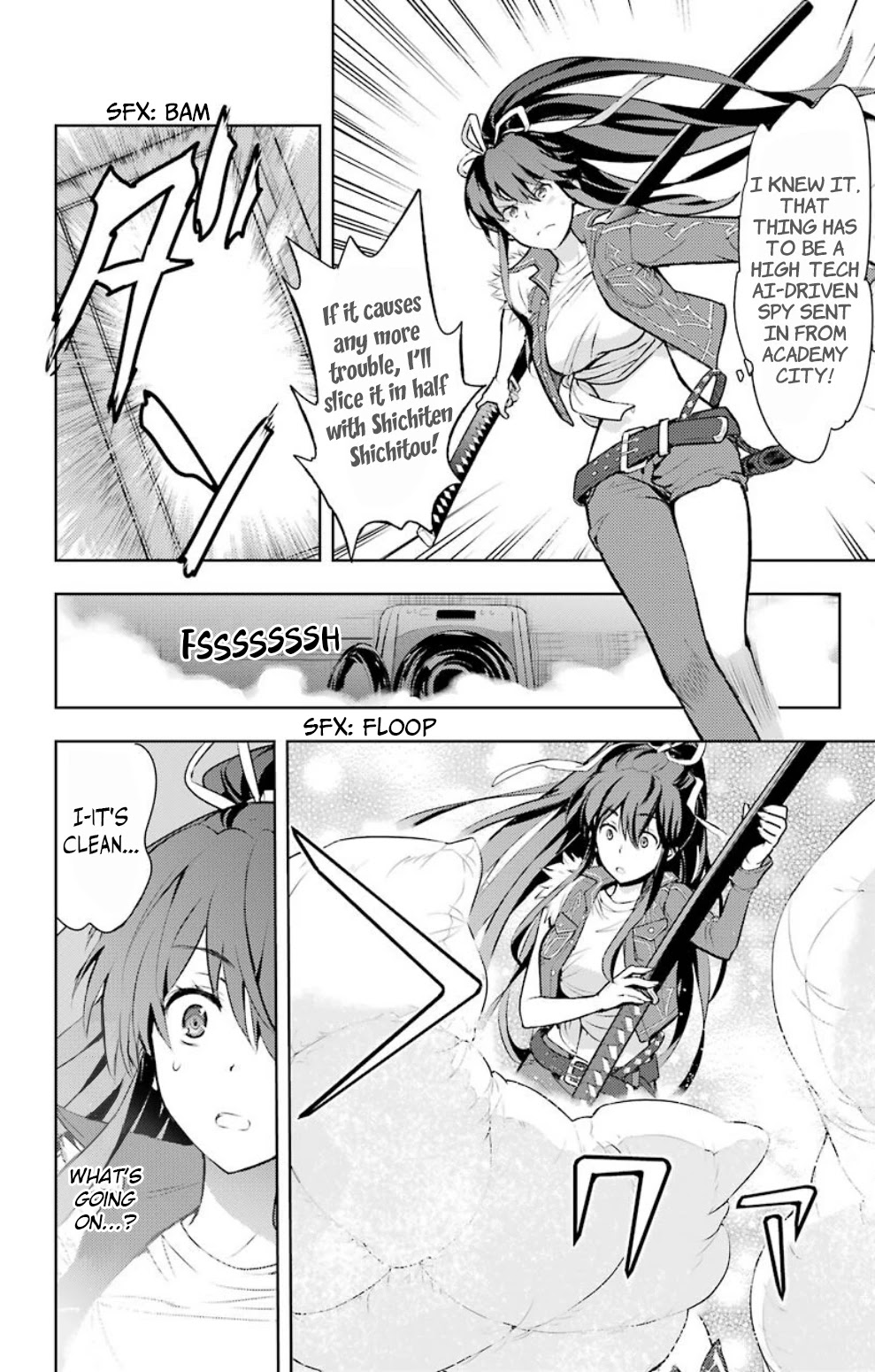 To Aru Majutsu no Kinsho Mokuroku Chapter 119 page 33 - Chapter 119: The Anglican Church's Womens Dorm