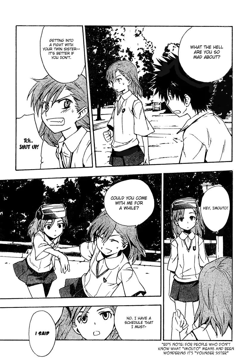 To Aru Majutsu no Kinsho Mokuroku Chapter 12 page 6 - Chapter 12: Imouto