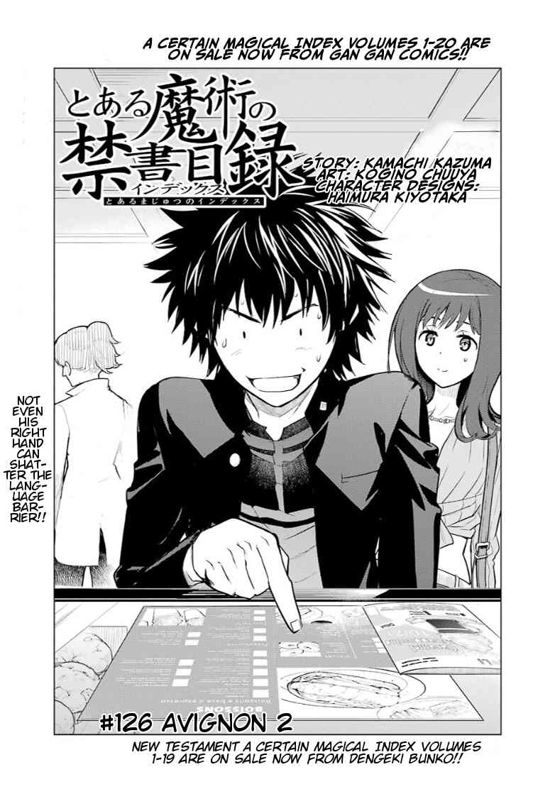 To Aru Majutsu no Kinsho Mokuroku Chapter 126 page 1 - Chapter 126: Avignon, Part 2