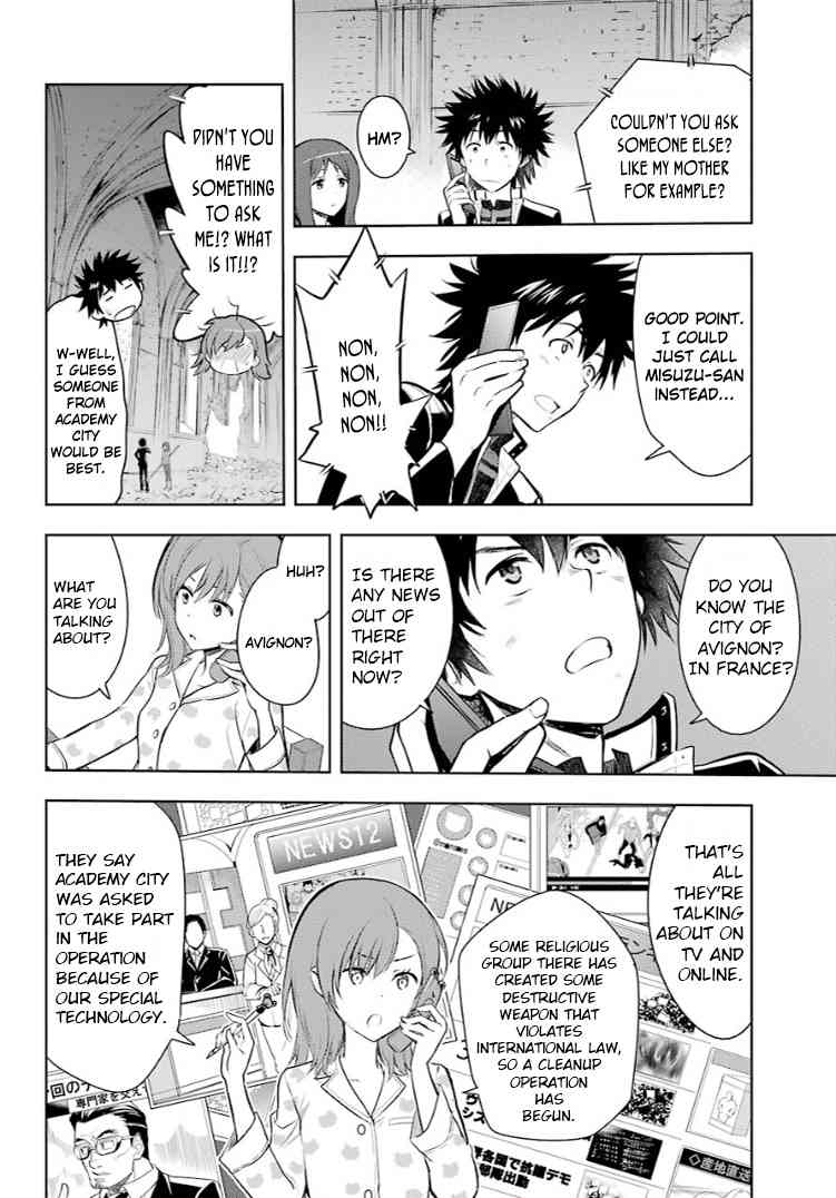 To Aru Majutsu no Kinsho Mokuroku Chapter 129 page 14 - Chapter 129: Avignon Cleanup Operation
