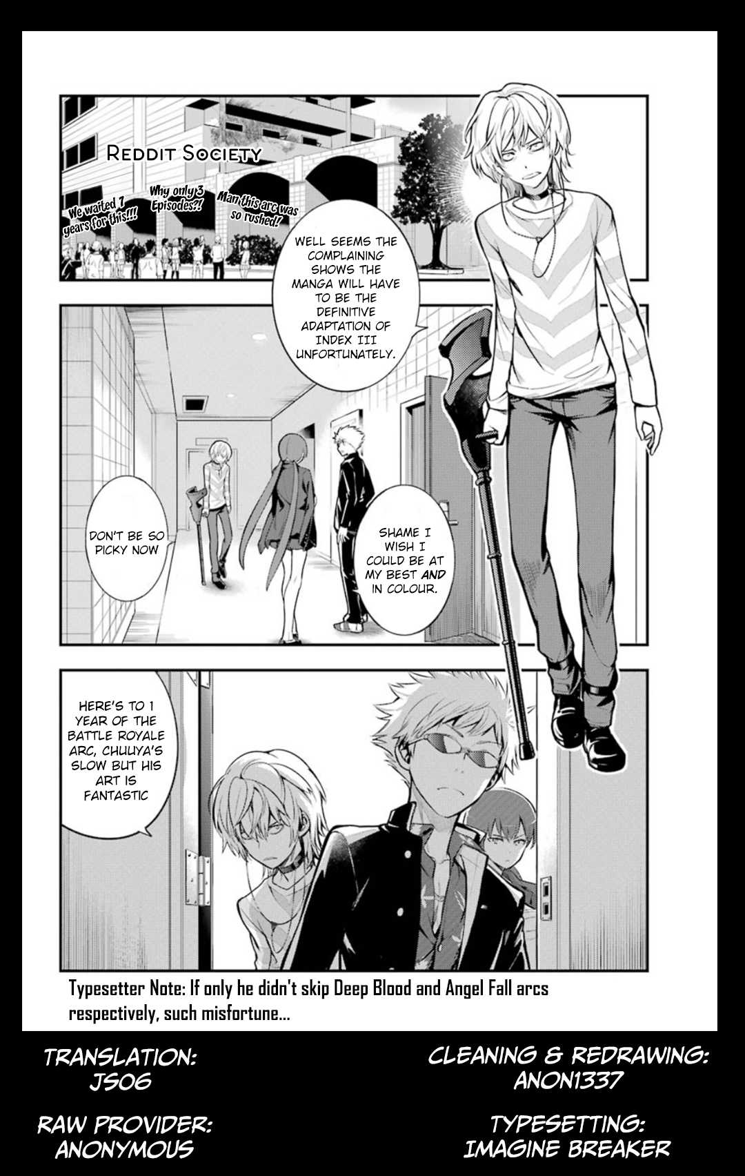 To Aru Majutsu no Kinsho Mokuroku Chapter 133 page 33 - Chapter 133: Management