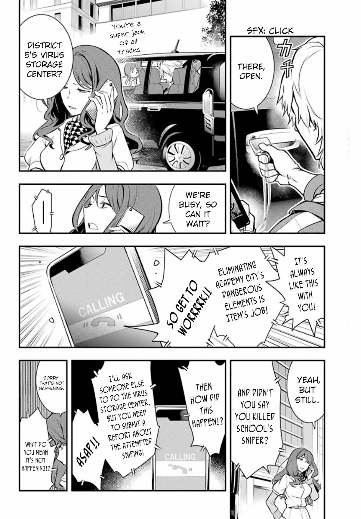 To Aru Majutsu no Kinsho Mokuroku Chapter 135 page 17 - Chapter 135: District 18 Particle Lab - Item