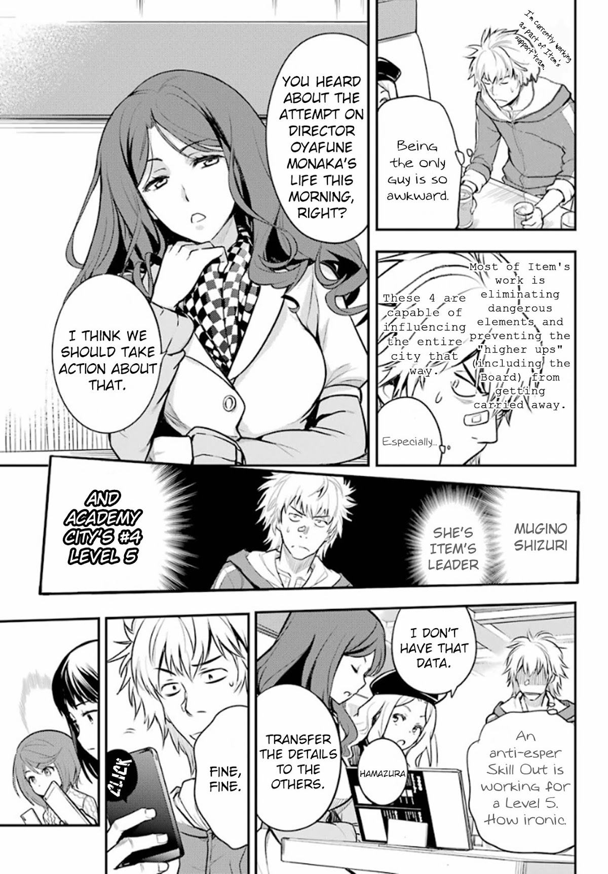 To Aru Majutsu no Kinsho Mokuroku Chapter 135 page 6 - Chapter 135: District 18 Particle Lab - Item