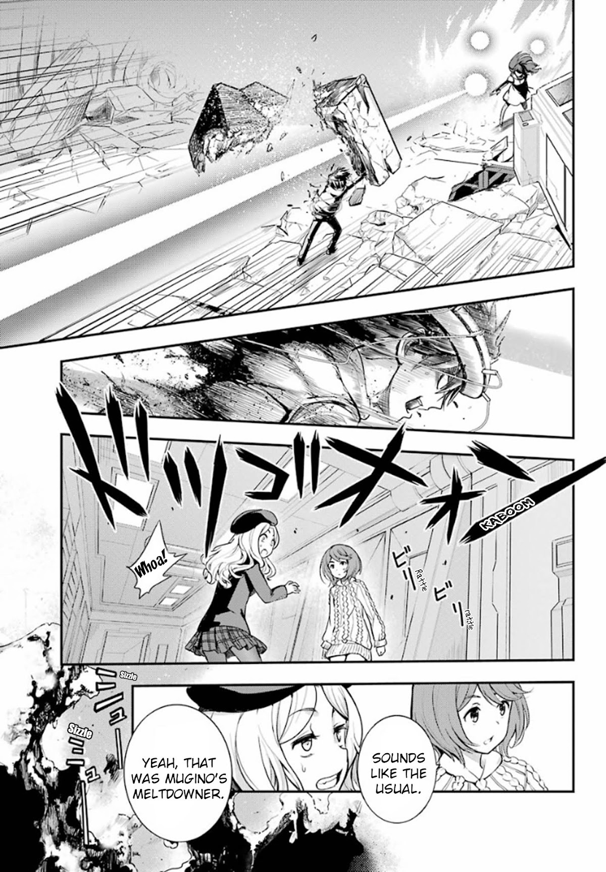 To Aru Majutsu no Kinsho Mokuroku Chapter 136 page 6 - Chapter 136: District 18 Particle Engineering Lab - School