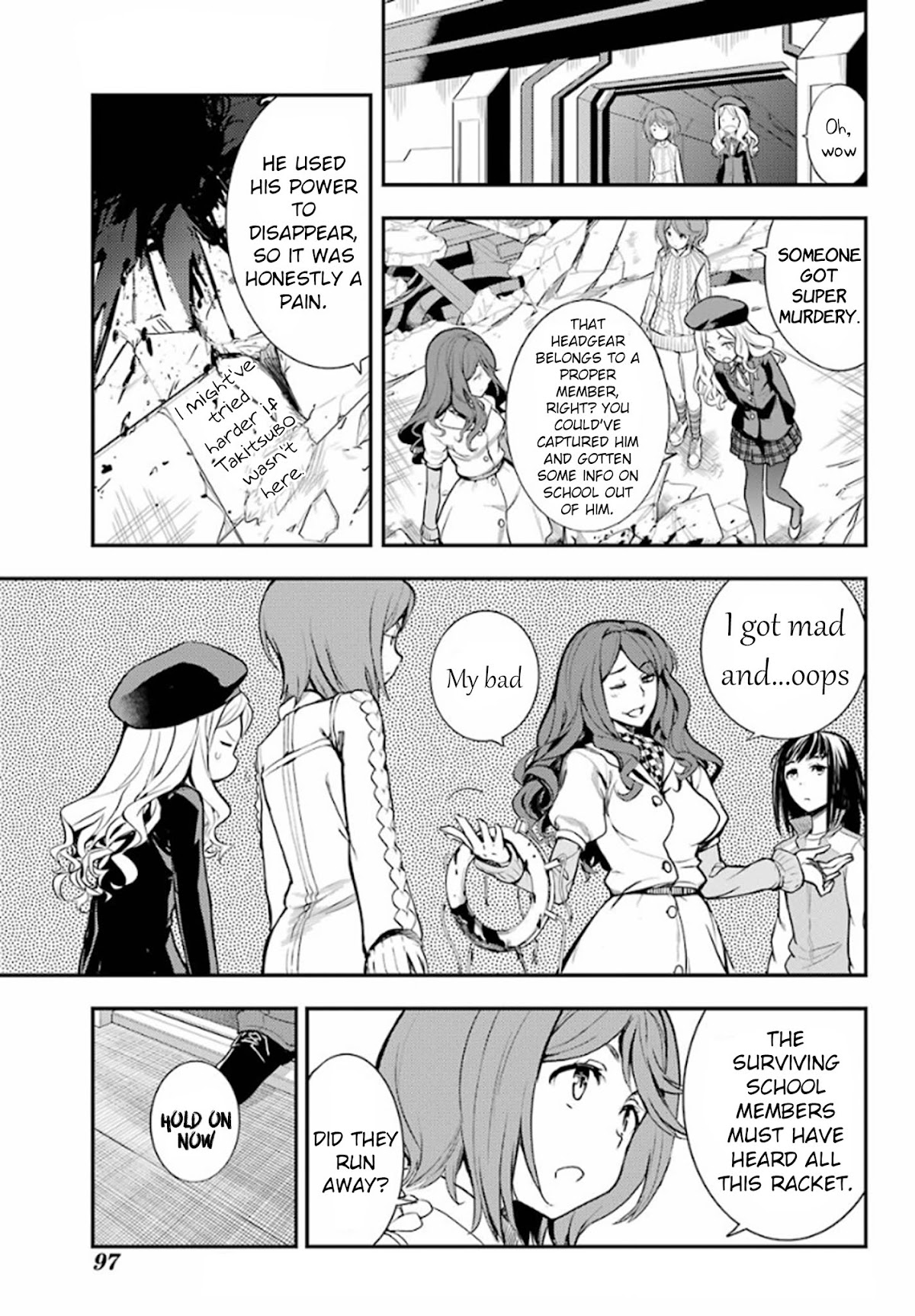 To Aru Majutsu no Kinsho Mokuroku Chapter 136 page 8 - Chapter 136: District 18 Particle Engineering Lab - School