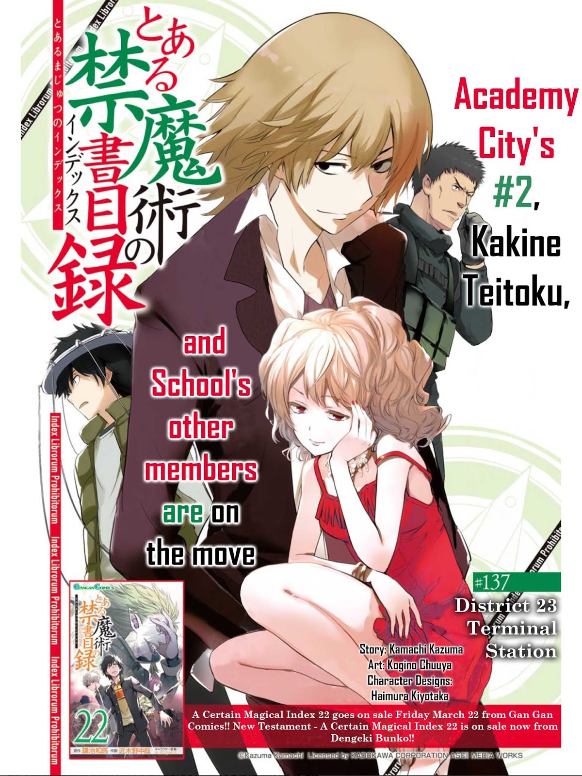 To Aru Majutsu no Kinsho Mokuroku Chapter 137 page 1 - Chapter 137: District 23 Terminal Station
