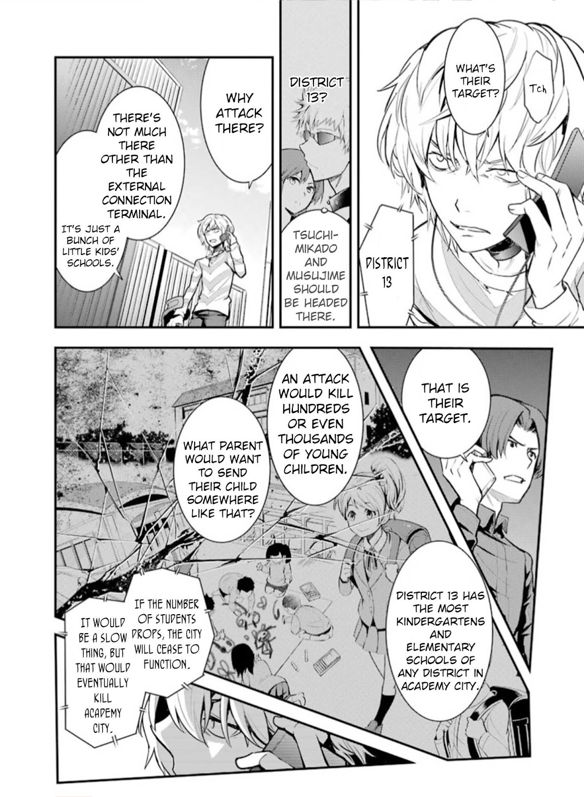 To Aru Majutsu no Kinsho Mokuroku Chapter 137 page 22 - Chapter 137: District 23 Terminal Station