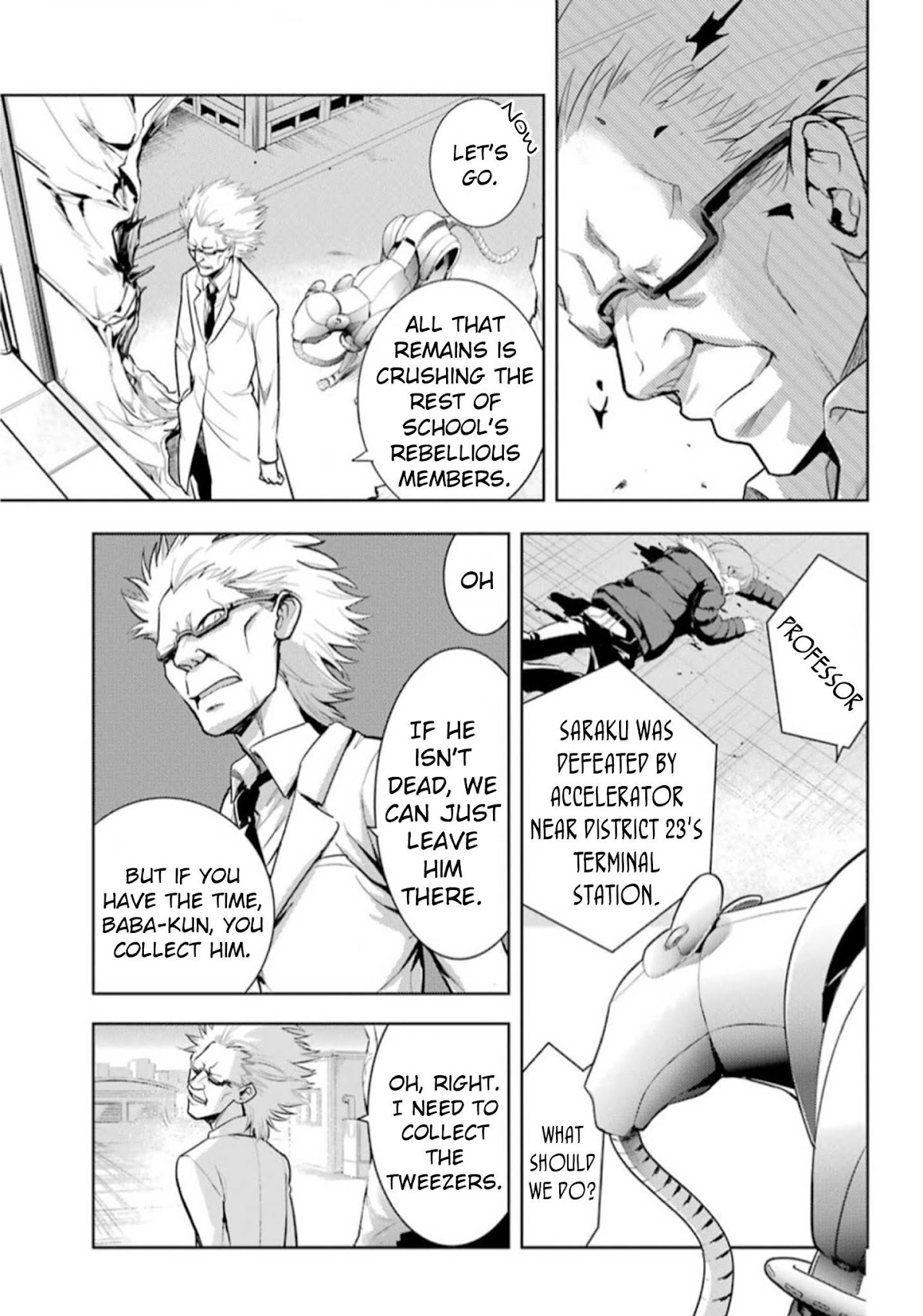 To Aru Majutsu no Kinsho Mokuroku Chapter 138 page 19 - Chapter 138: District 4 Refrigerated Warehouse