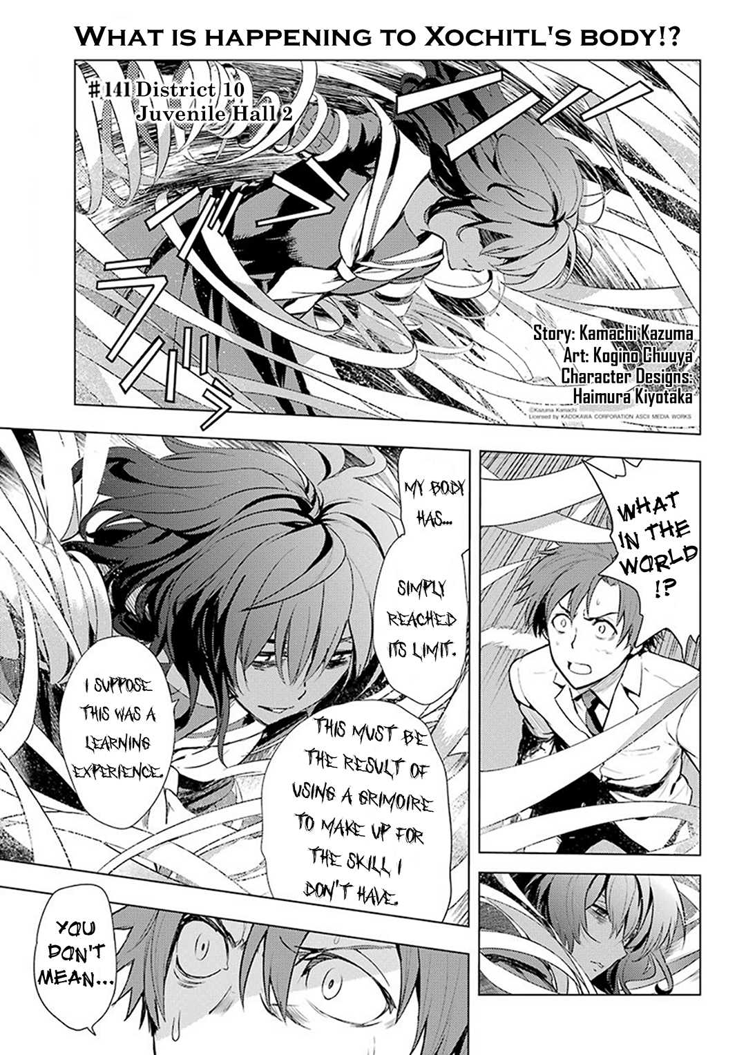 To Aru Majutsu no Kinsho Mokuroku Chapter 141 page 1 - Chapter 141: District 10 Juvenile Hall 2
