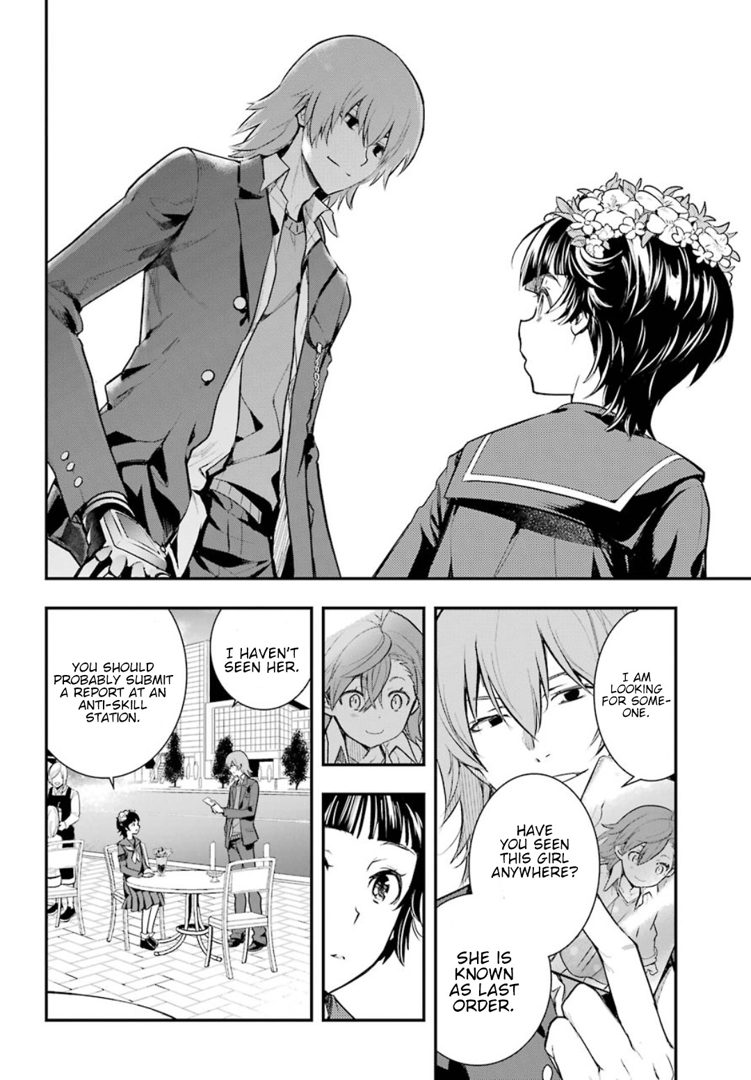 To Aru Majutsu no Kinsho Mokuroku Chapter 147 page 8 - Chapter 147: District 7 Outdoor Cafe