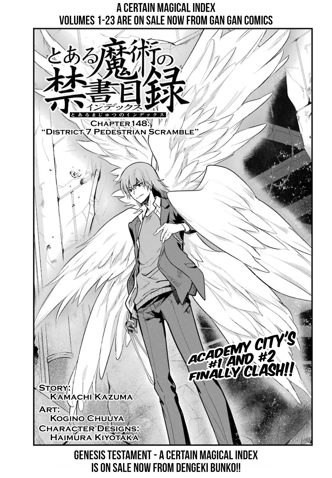 To Aru Majutsu no Kinsho Mokuroku Chapter 148 page 1 - Chapter 148: District 7 Pedestrian Scramble