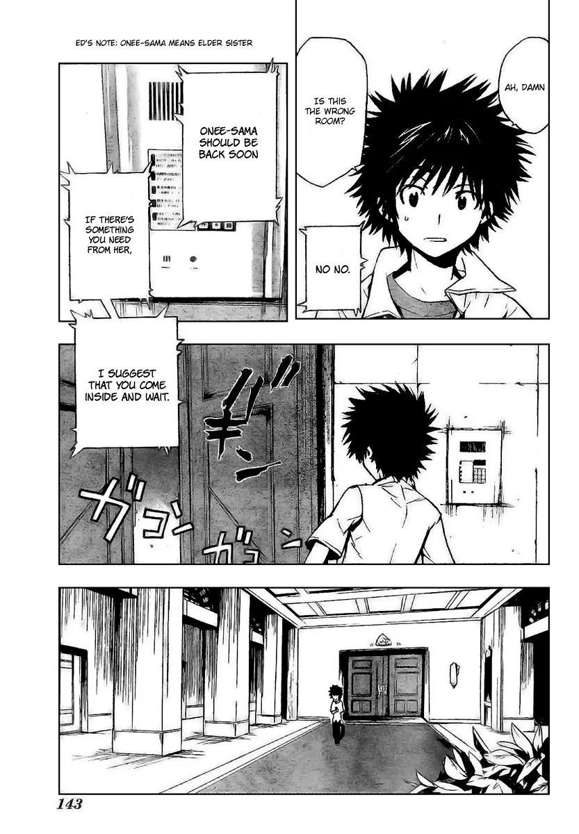 To Aru Majutsu no Kinsho Mokuroku Chapter 15 page 7 - Chapter 15: Report (Part 1)