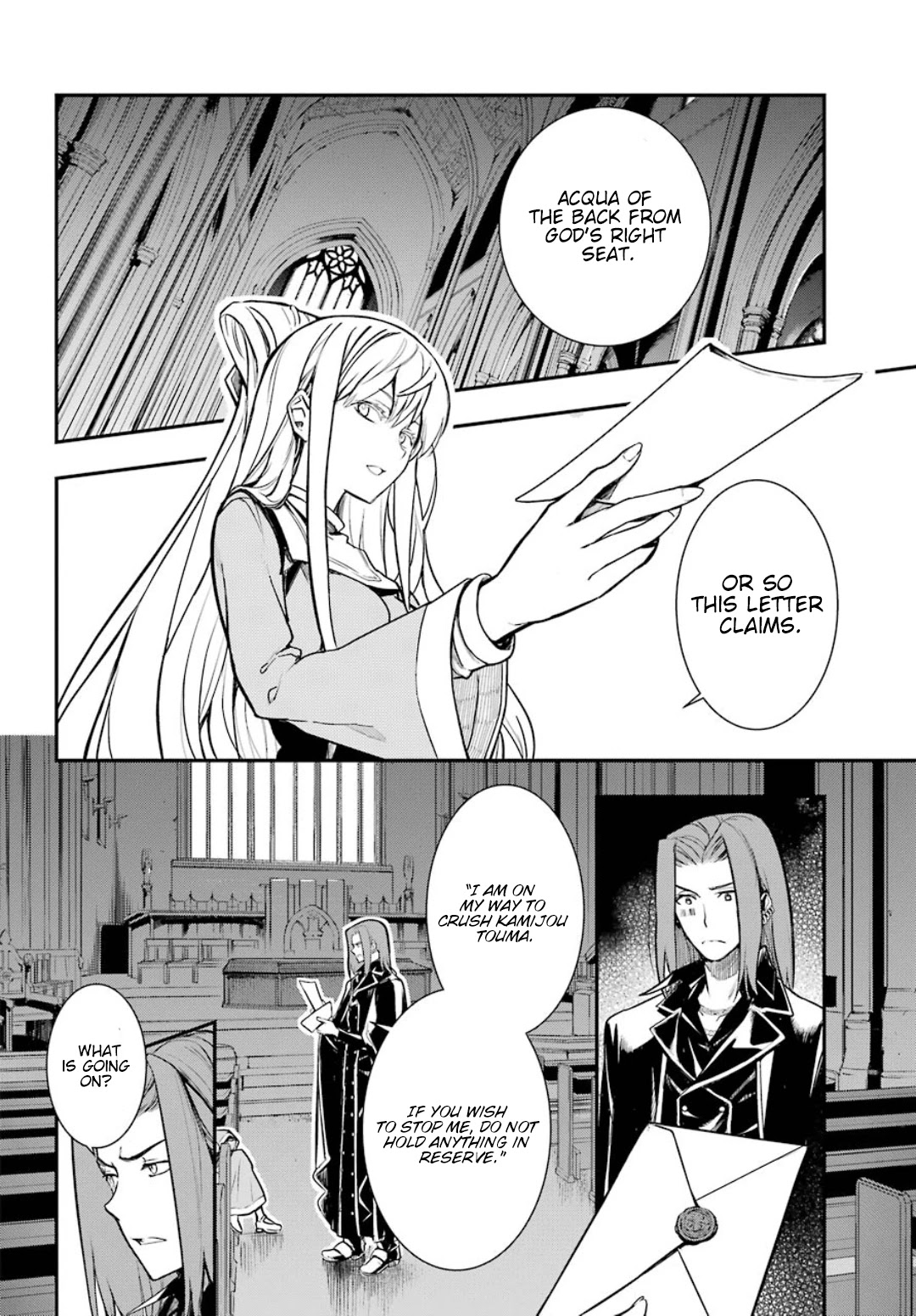 To Aru Majutsu no Kinsho Mokuroku Chapter 150 page 2 - Chapter 150: Sentence