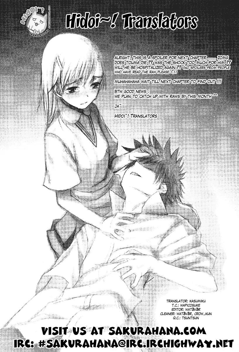To Aru Majutsu no Kinsho Mokuroku Chapter 16 page 34 - Chapter 16: Report (Part 2)