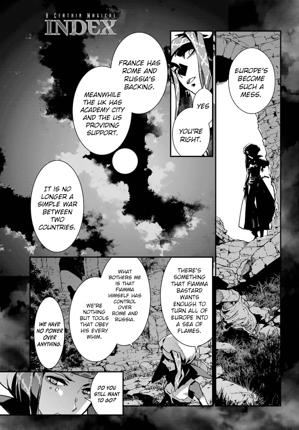 To Aru Majutsu no Kinsho Mokuroku Chapter 166 page 1 - Chapter 166: Sky Bus 365 ①