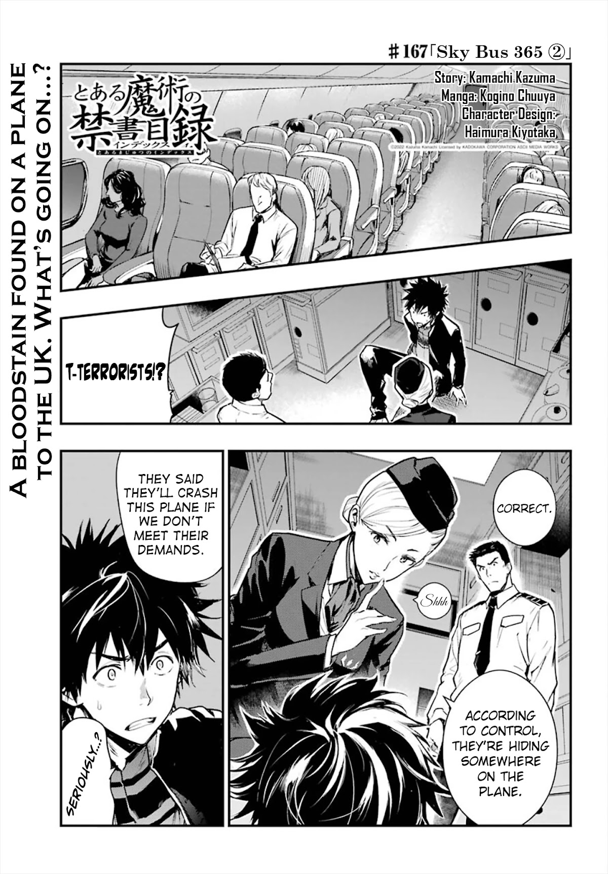 To Aru Majutsu no Kinsho Mokuroku Chapter 167 page 1 - Chapter 167: Sky Bus 365, Part 2