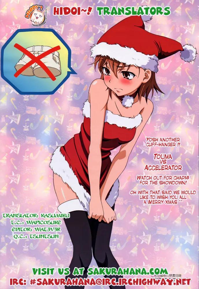 To Aru Majutsu no Kinsho Mokuroku Chapter 17 page 34 - Chapter 17: Experiment No. 10032