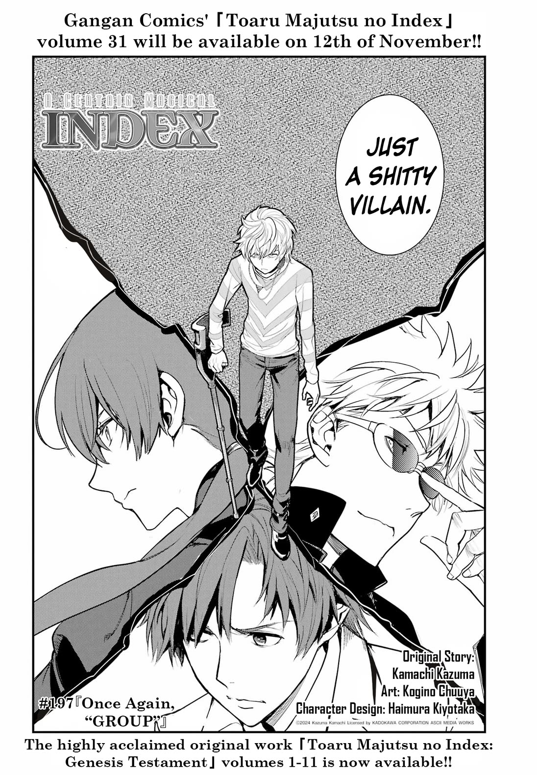 To Aru Majutsu no Kinsho Mokuroku Chapter 197 page 10 - Chapter 197: Once Again, “GROUP”