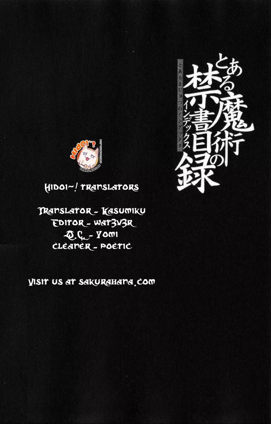To Aru Majutsu no Kinsho Mokuroku Chapter 2 page 1 - Chapter 2: The Girl Who's Called Index