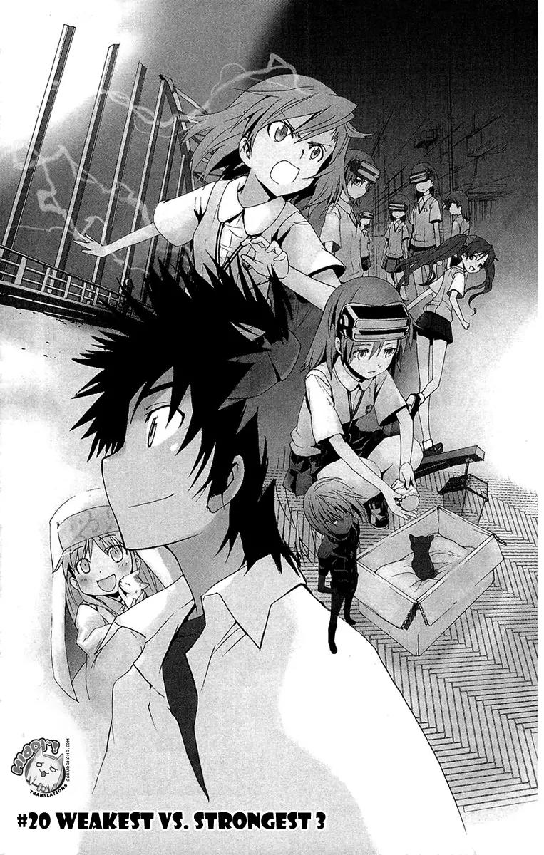 To Aru Majutsu no Kinsho Mokuroku Chapter 20 page 1 - Chapter 20: Weakest vs Strongest (Part 3)