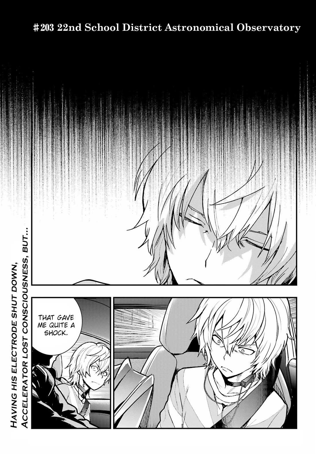To Aru Majutsu no Kinsho Mokuroku Chapter 203 page 2 - Chapter 203: 22nd School District Astronomical Observatory