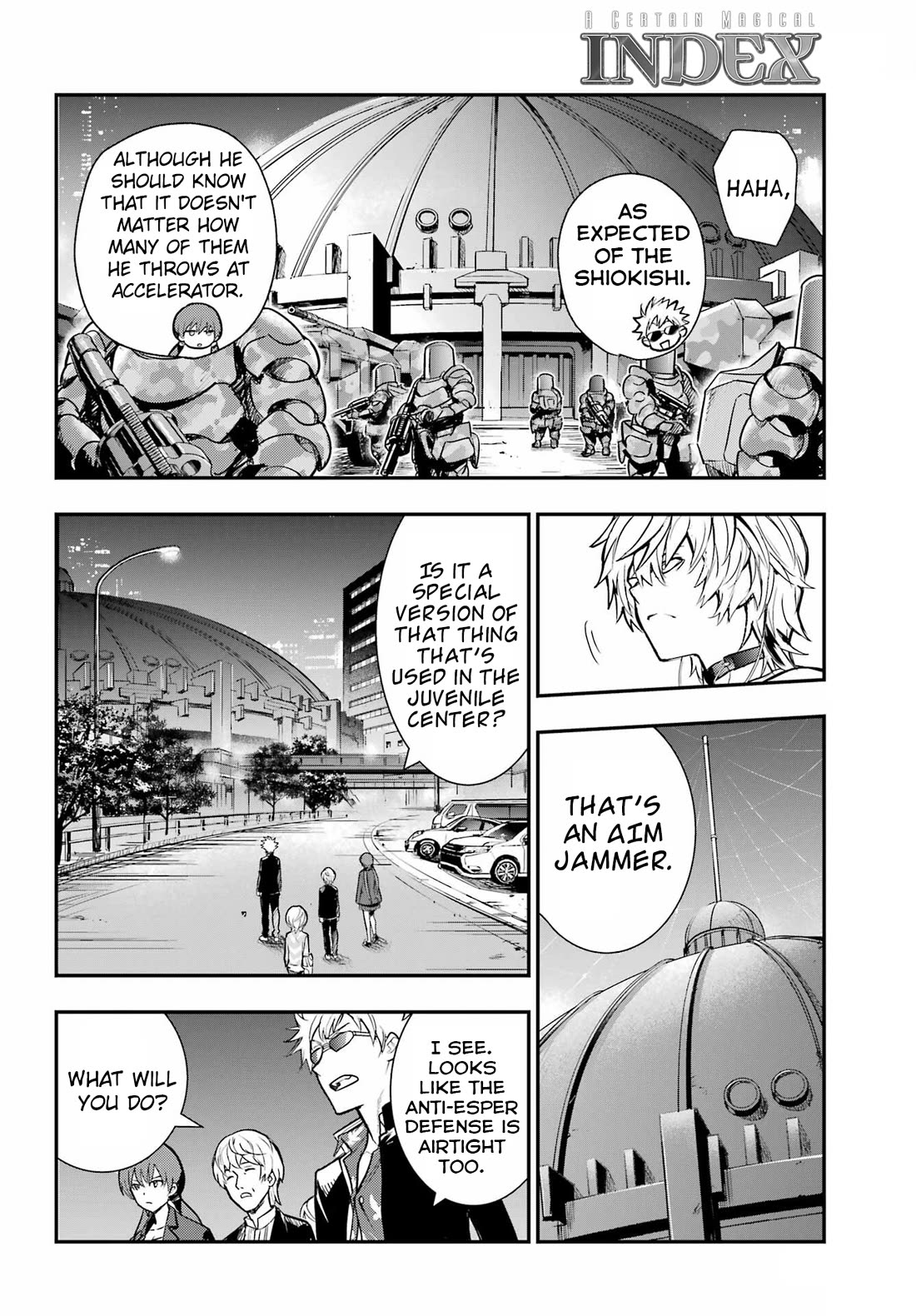 To Aru Majutsu no Kinsho Mokuroku Chapter 205 page 21 - Chapter 205: Shiokishi's Hideout, School District 2