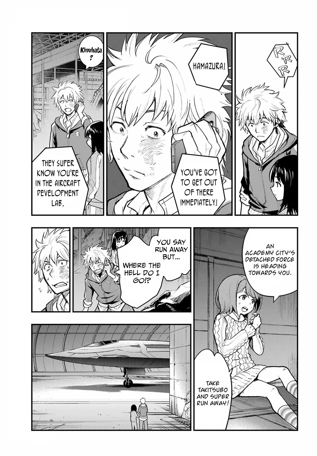 To Aru Majutsu no Kinsho Mokuroku Chapter 209 page 21 - Chapter 209: School District 23, Aircraft Hangar ②
