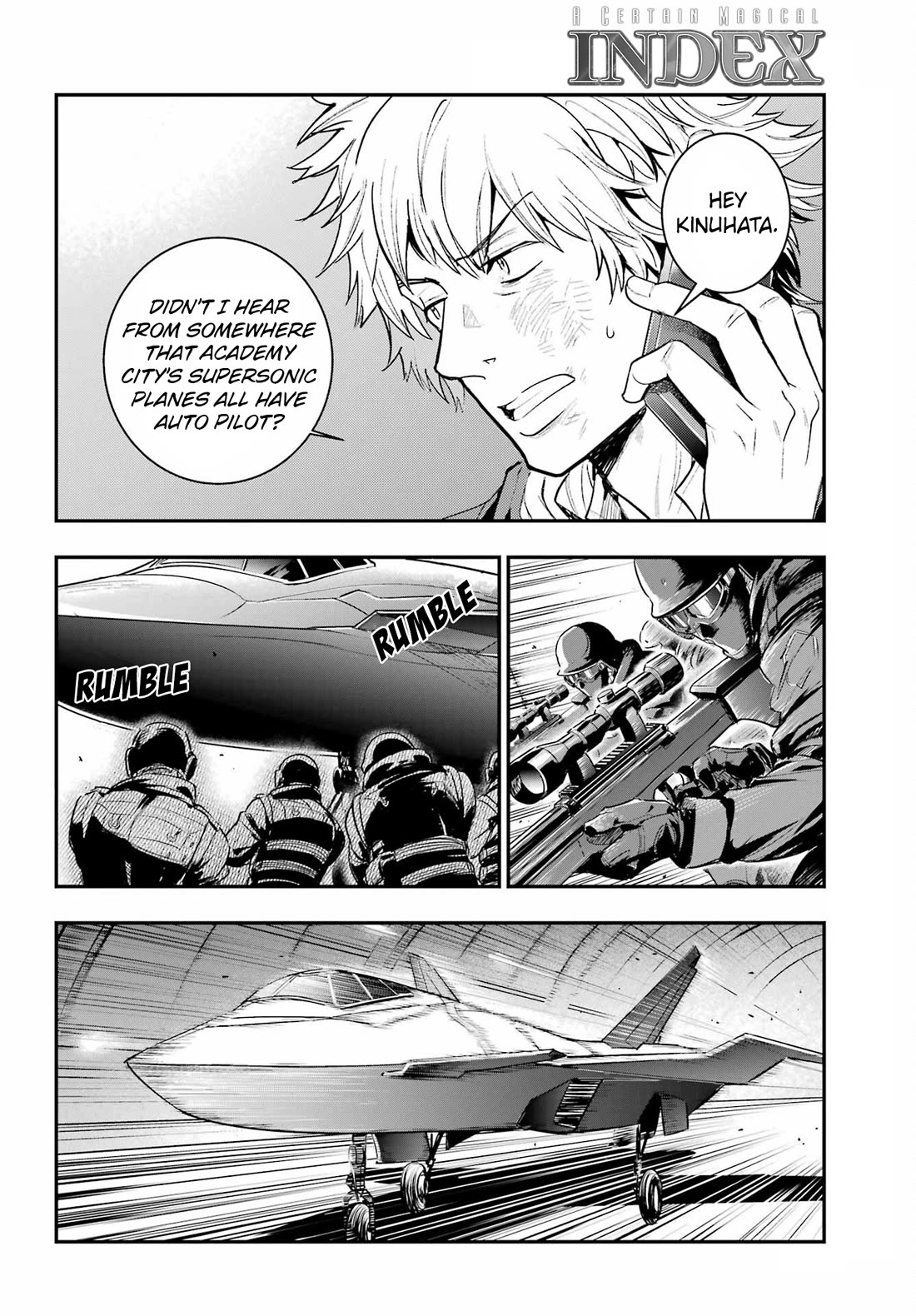 To Aru Majutsu no Kinsho Mokuroku Chapter 209 page 22 - Chapter 209: School District 23, Aircraft Hangar ②