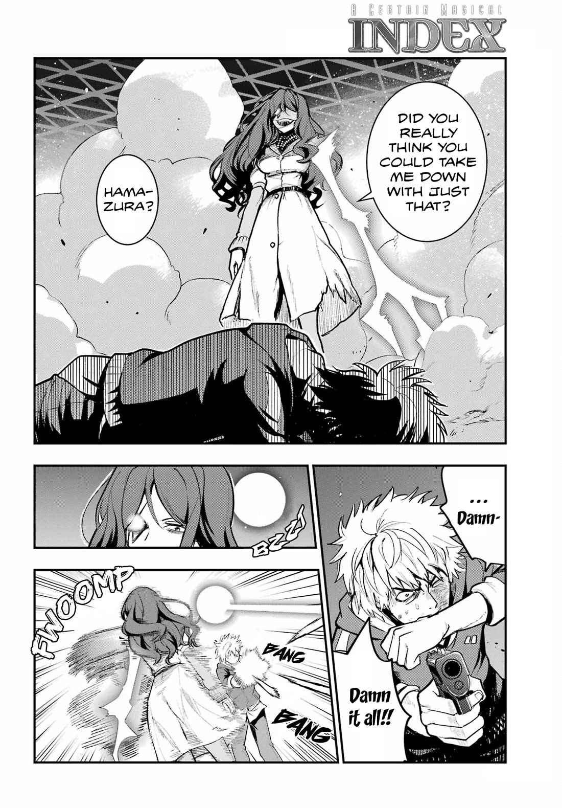 To Aru Majutsu no Kinsho Mokuroku Chapter 209 page 3 - Chapter 209: School District 23, Aircraft Hangar ②