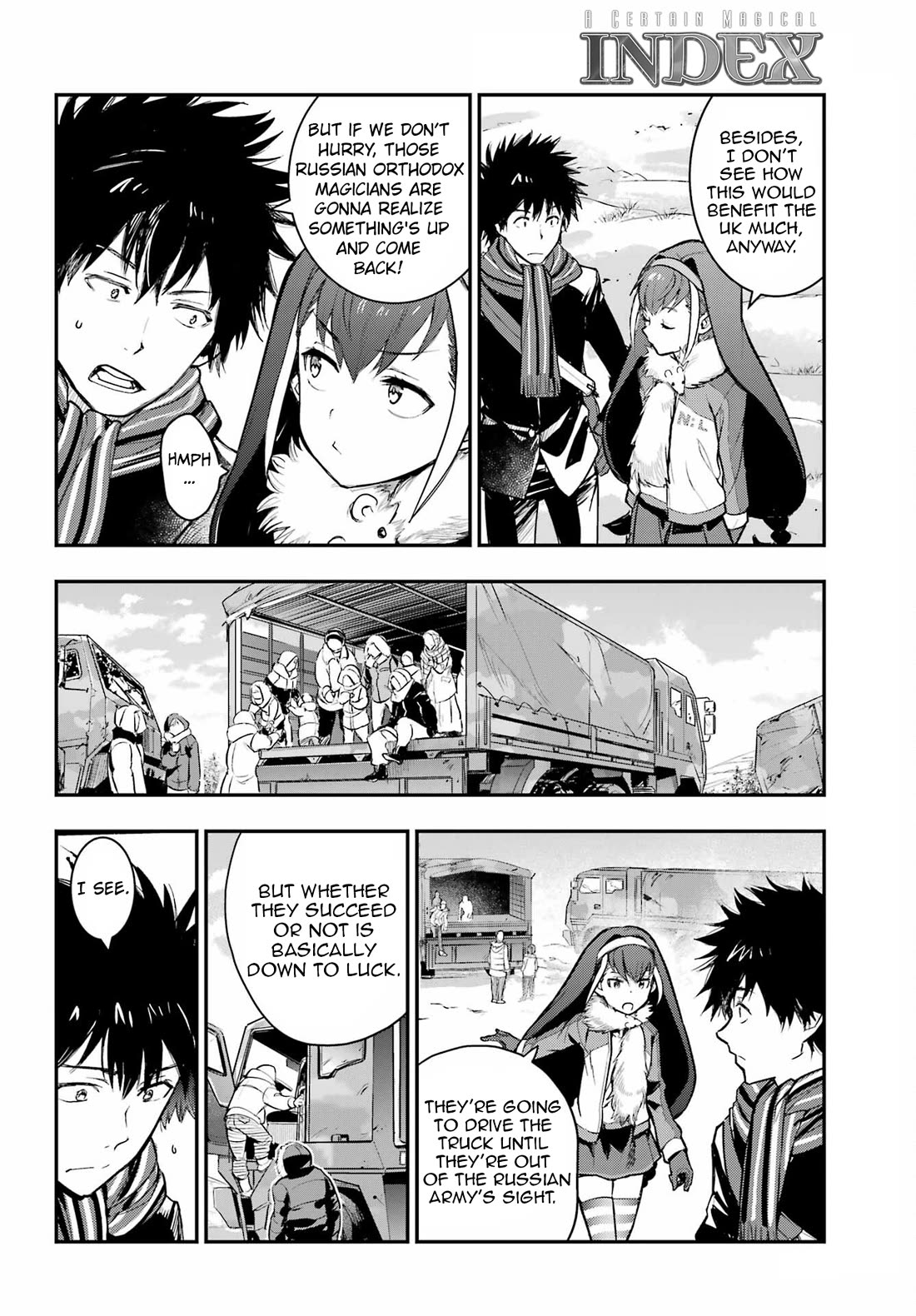 To Aru Majutsu no Kinsho Mokuroku Chapter 214 page 14 - Chapter 214: Infiltrating The Forward Operating Base
