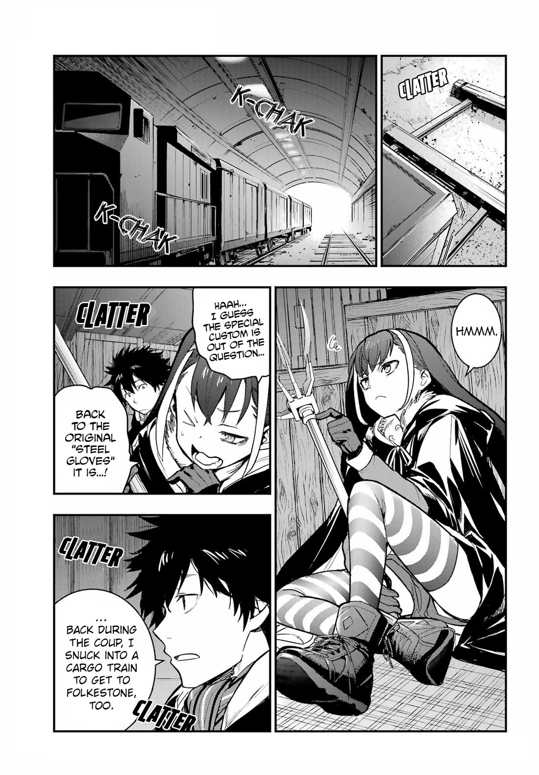 To Aru Majutsu no Kinsho Mokuroku Chapter 215 page 5 - Chapter 215: Infiltrating The Forward Operating Base ②
