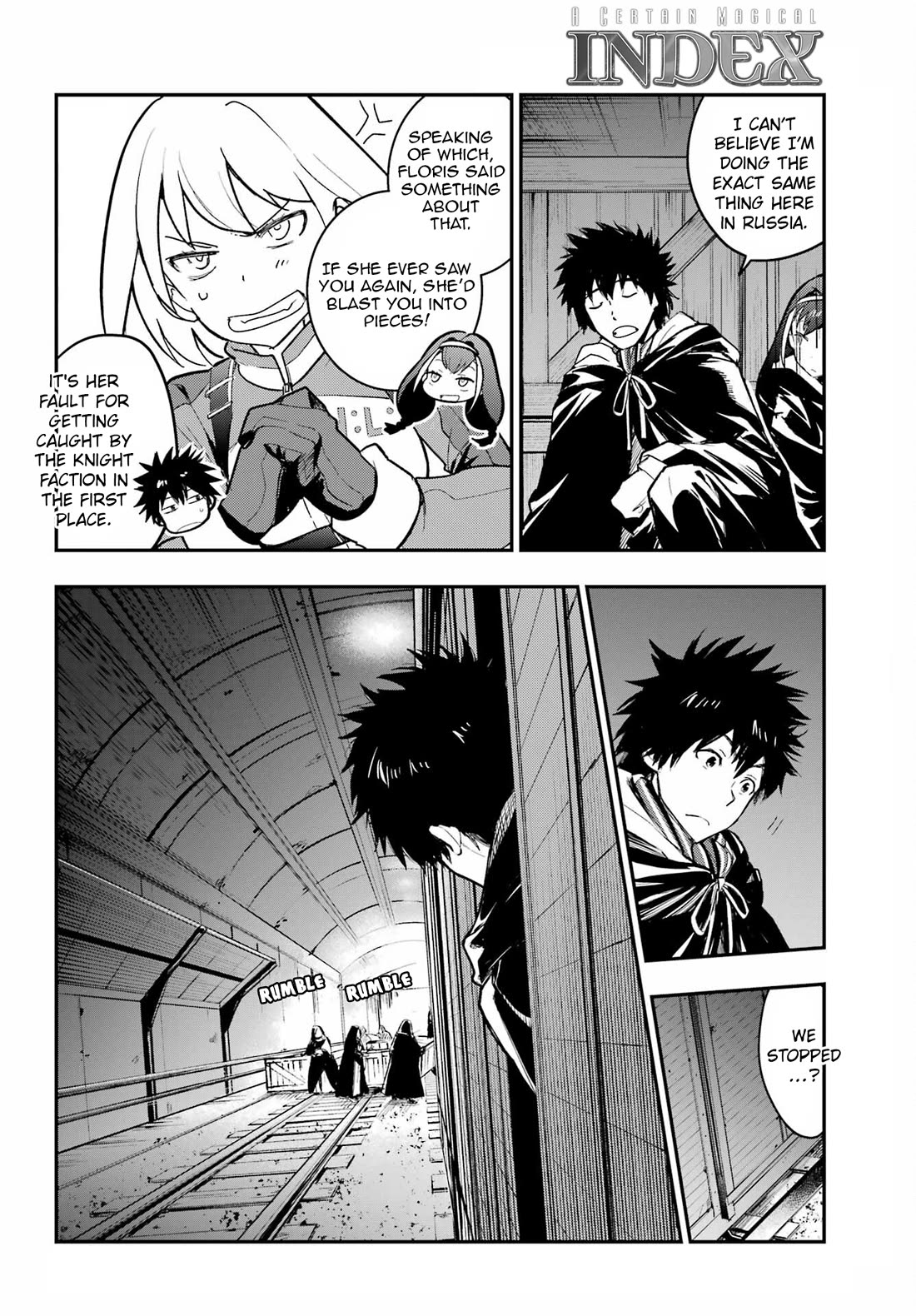 To Aru Majutsu no Kinsho Mokuroku Chapter 215 page 6 - Chapter 215: Infiltrating The Forward Operating Base ②