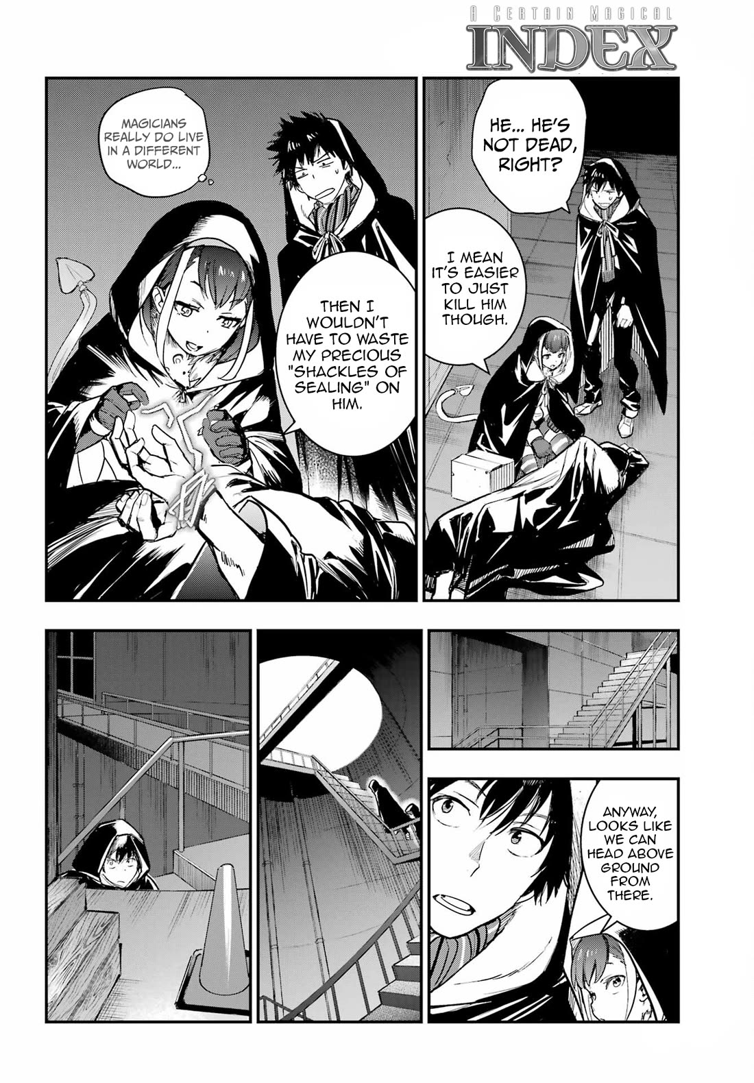 To Aru Majutsu no Kinsho Mokuroku Chapter 215 page 8 - Chapter 215: Infiltrating The Forward Operating Base ②