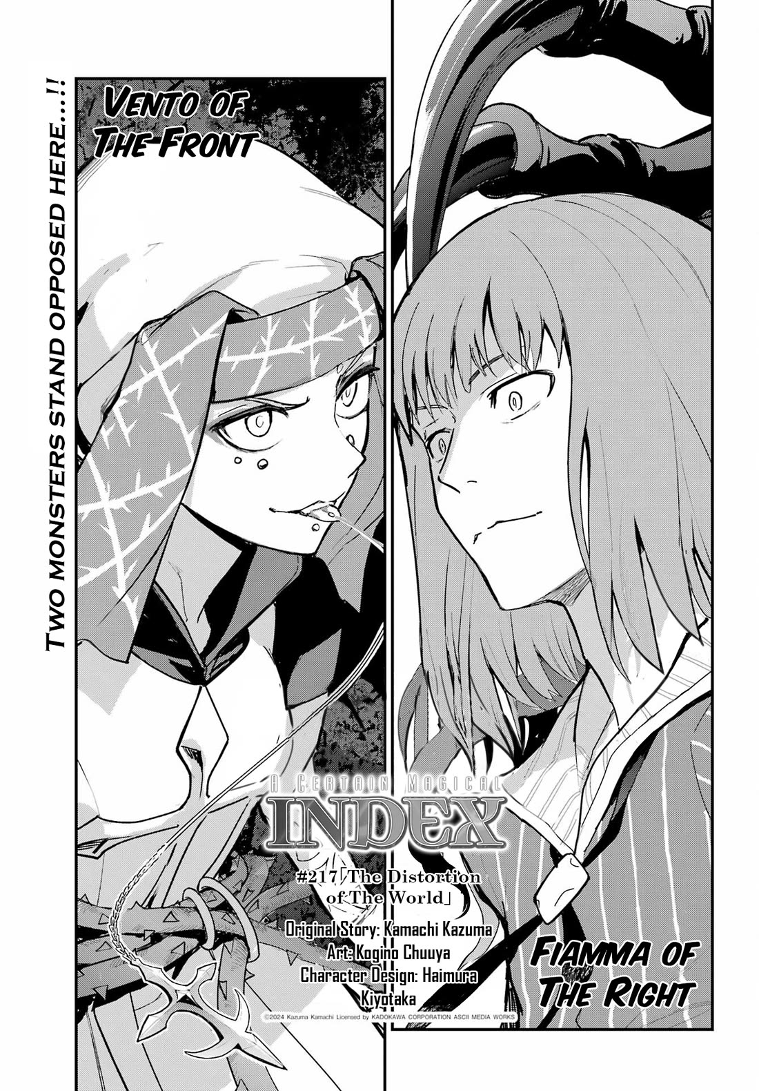 To Aru Majutsu no Kinsho Mokuroku Chapter 217 page 1 - Chapter 217: The Distortion of The World