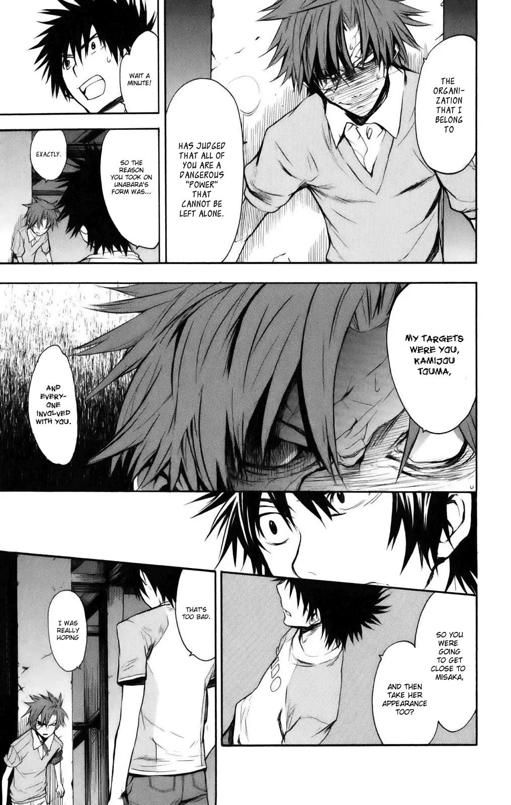 To Aru Majutsu no Kinsho Mokuroku Chapter 24 page 22 - Chapter 24: Imposter