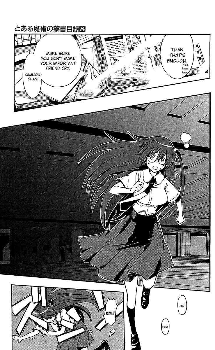 To Aru Majutsu no Kinsho Mokuroku Chapter 39 page 28 - Chapter 39: Kazakiri Hyouka