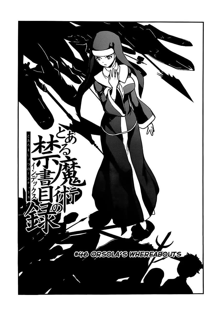 To Aru Majutsu no Kinsho Mokuroku Chapter 46 page 1 - Chapter 46: Orsola's Whereabouts