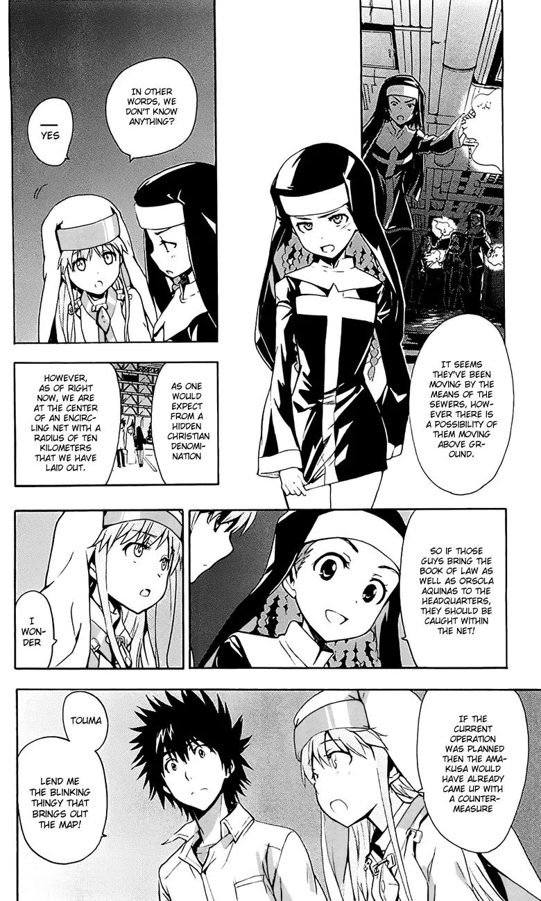 To Aru Majutsu no Kinsho Mokuroku Chapter 48 page 18 - Chapter 48: Miniaturized Pilgrimage
