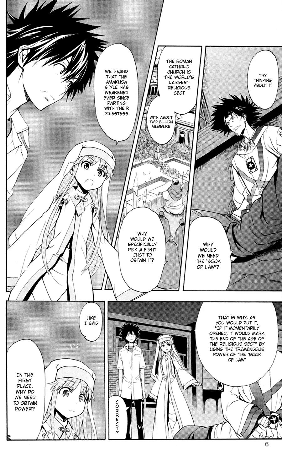 To Aru Majutsu no Kinsho Mokuroku Chapter 51 page 8 - Chapter 51: Roman Catholic Church