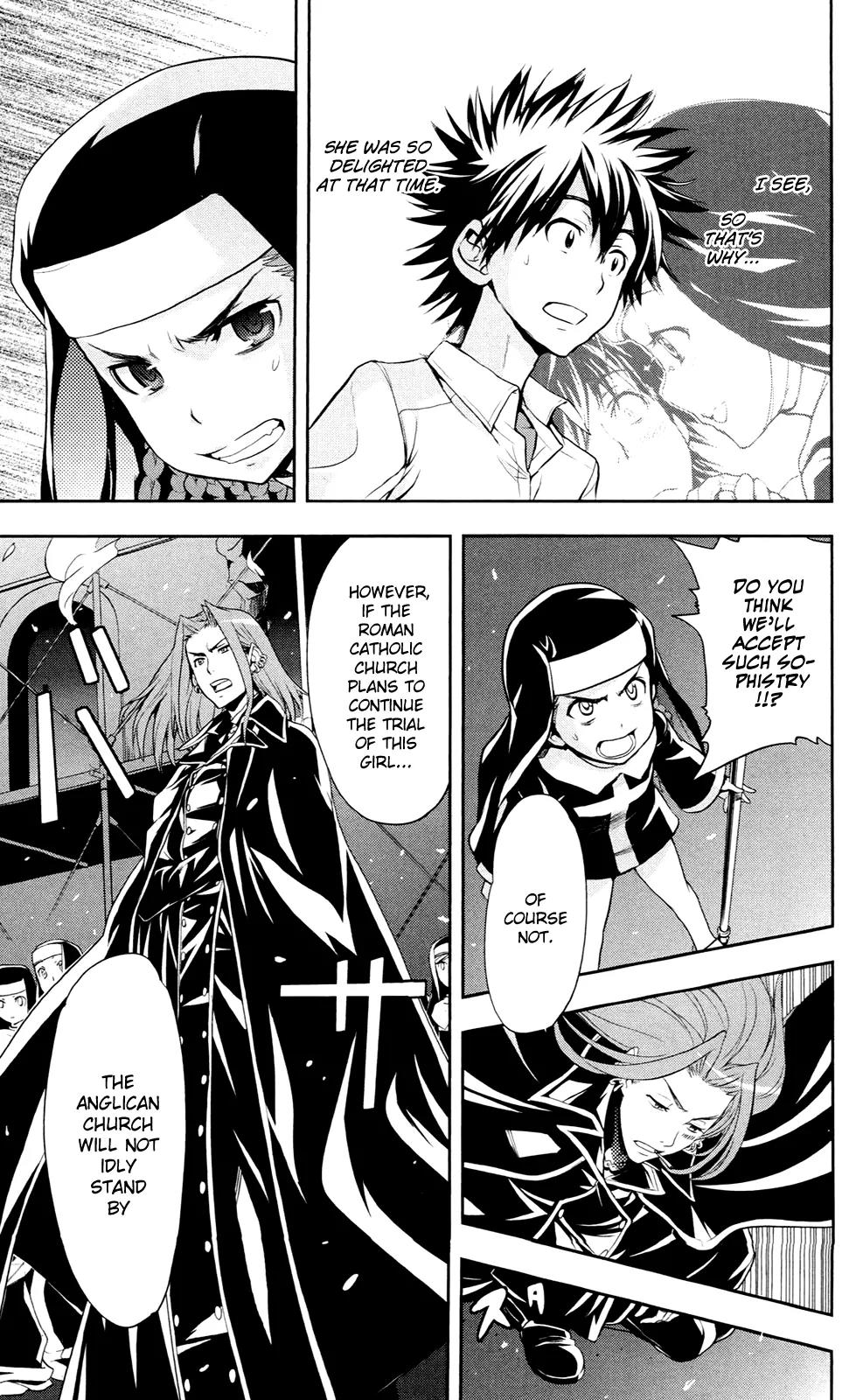 To Aru Majutsu no Kinsho Mokuroku Chapter 53 page 12 - Chapter 53: The Archbishop's Cross