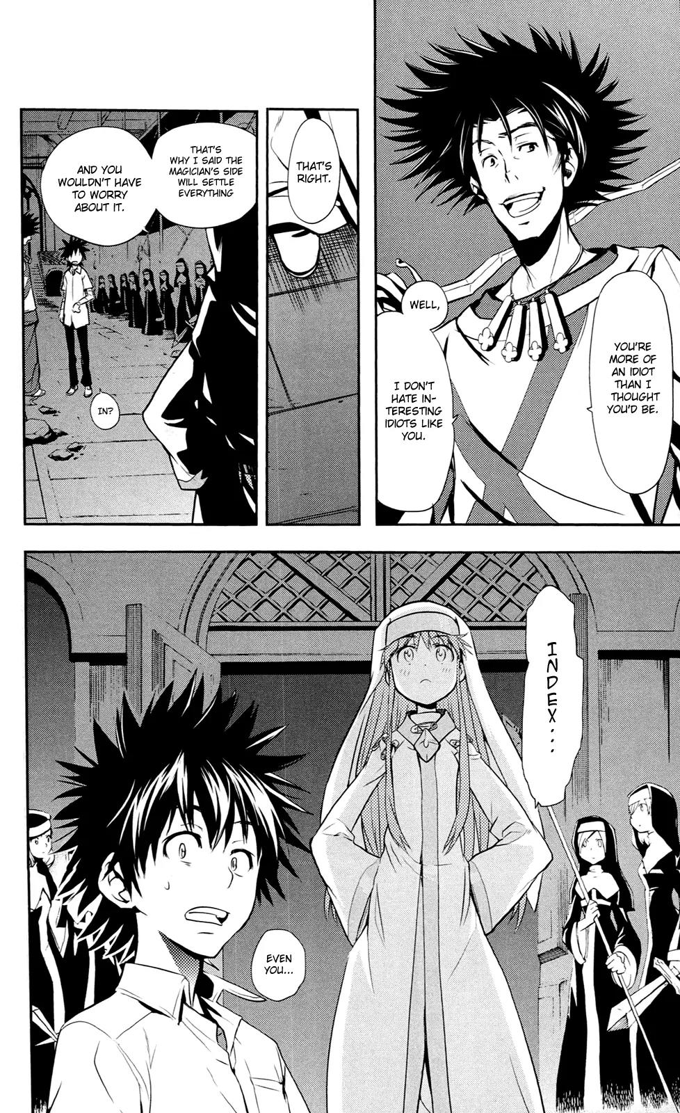 To Aru Majutsu no Kinsho Mokuroku Chapter 53 page 15 - Chapter 53: The Archbishop's Cross