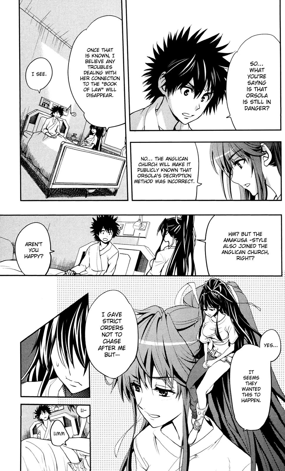 To Aru Majutsu no Kinsho Mokuroku Chapter 57 page 16 - Chapter 57: Closing Report
