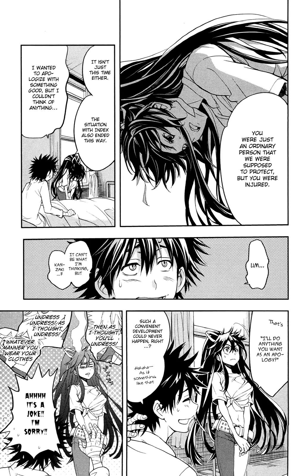 To Aru Majutsu no Kinsho Mokuroku Chapter 57 page 18 - Chapter 57: Closing Report